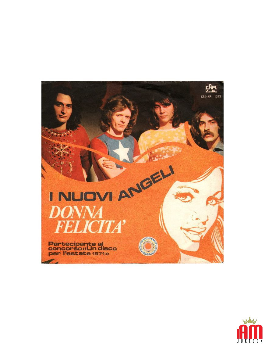 Donna Felicità [I Nuovi Angeli] - Vinyl 7", 45 RPM, Stereo [product.brand] 1 - Shop I'm Jukebox 