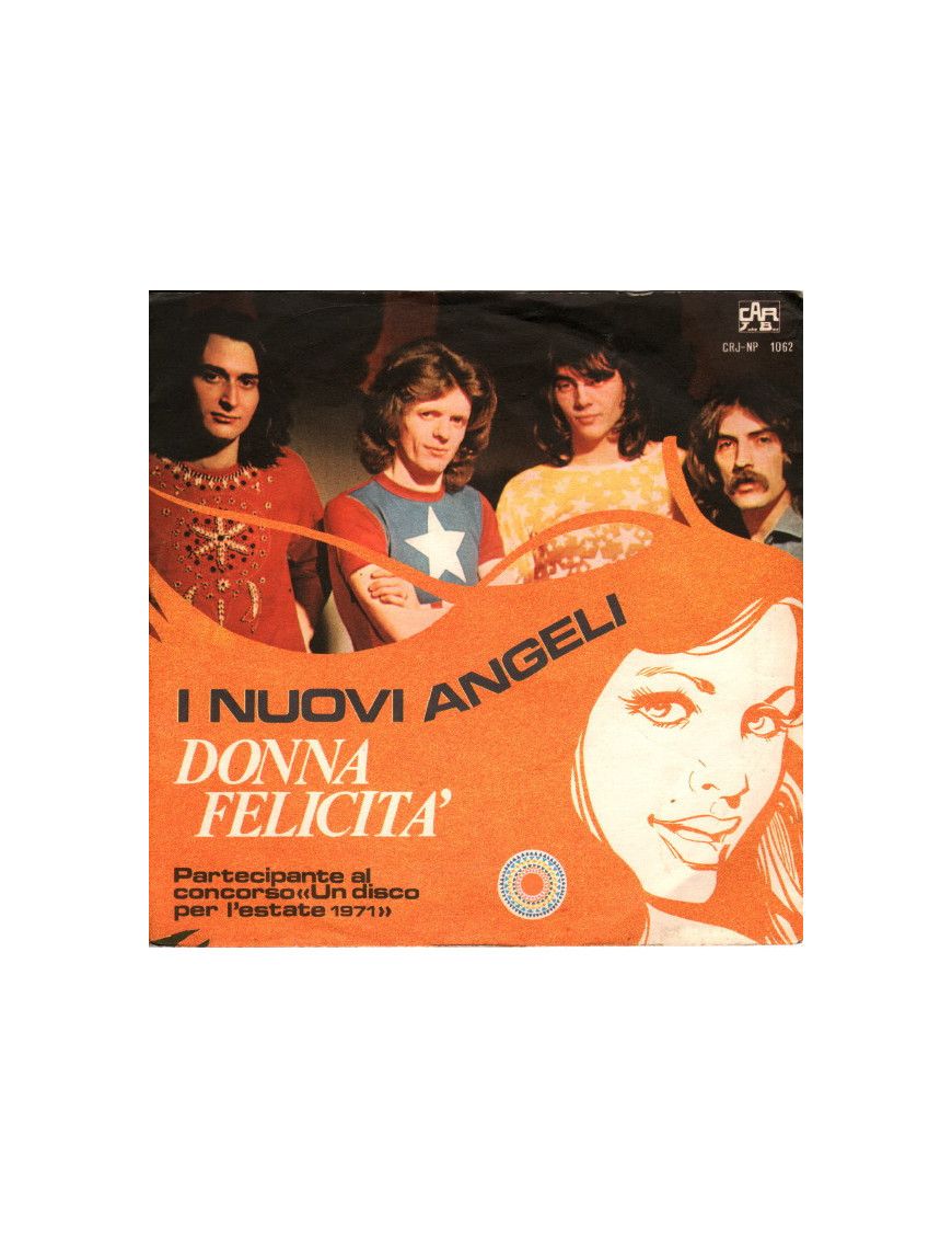 Donna Felicità [I Nuovi Angeli] – Vinyl 7", 45 RPM, Stereo [product.brand] 1 - Shop I'm Jukebox 