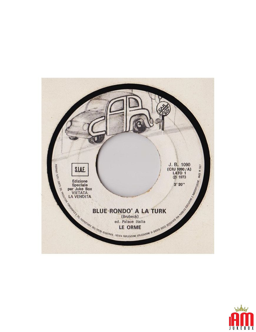 Blue Rondò A La Turk Waterloo [Le Orme,...] – Vinyl 7", 45 RPM, Jukebox [product.brand] 1 - Shop I'm Jukebox 