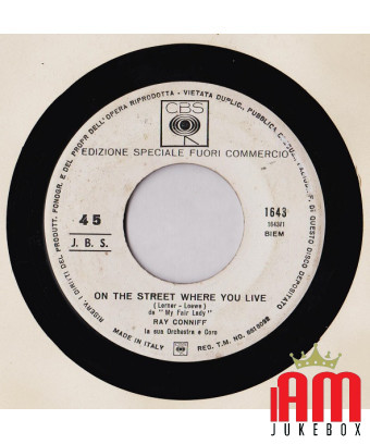 Dans la rue où vous vivez [Ray Conniff And His Orchestra & Chorus] - Vinyle 7", 45 RPM, Promo [product.brand] 1 - Shop I'm Jukeb