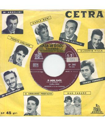 O Mein Daddy Blows Out the Candles [Carla Boni,...] – Vinyl 7", 45 RPM [product.brand] 1 - Shop I'm Jukebox 