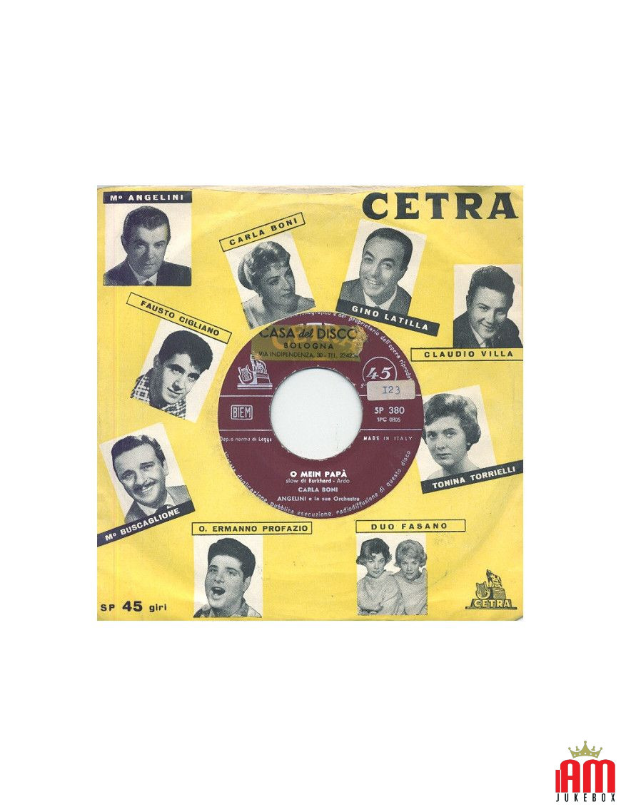 O Mein Daddy Blows Out the Candles [Carla Boni,...] – Vinyl 7", 45 RPM [product.brand] 1 - Shop I'm Jukebox 