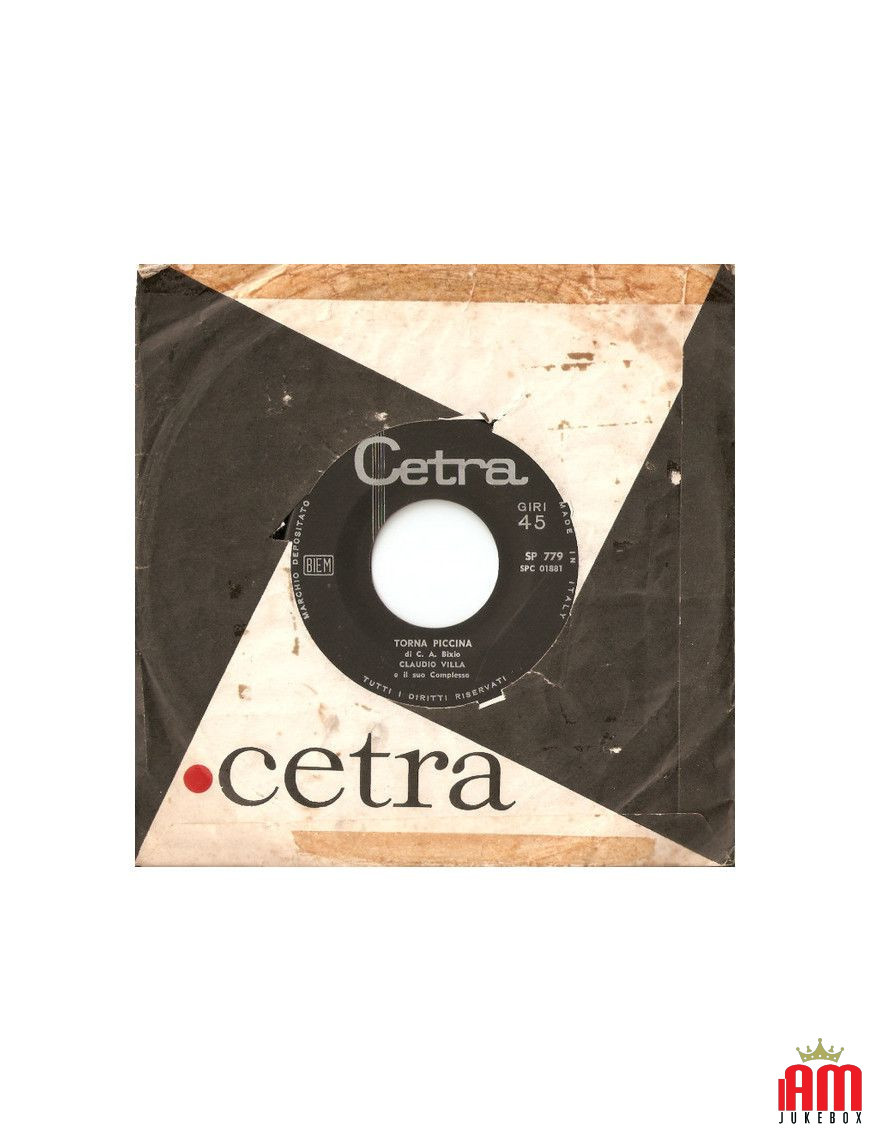 Piccina returns [Claudio Villa] - Vinyl 7", 45 RPM [product.brand] 1 - Shop I'm Jukebox 