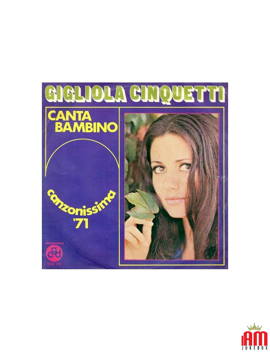 Canta Bambino [Gigliola Cinquetti] - Vinyl 7", 45 RPM [product.brand] 1 - Shop I'm Jukebox 