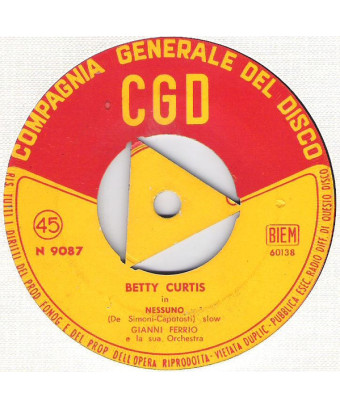 None [Betty Curtis] - Vinyle 7", 45 tours