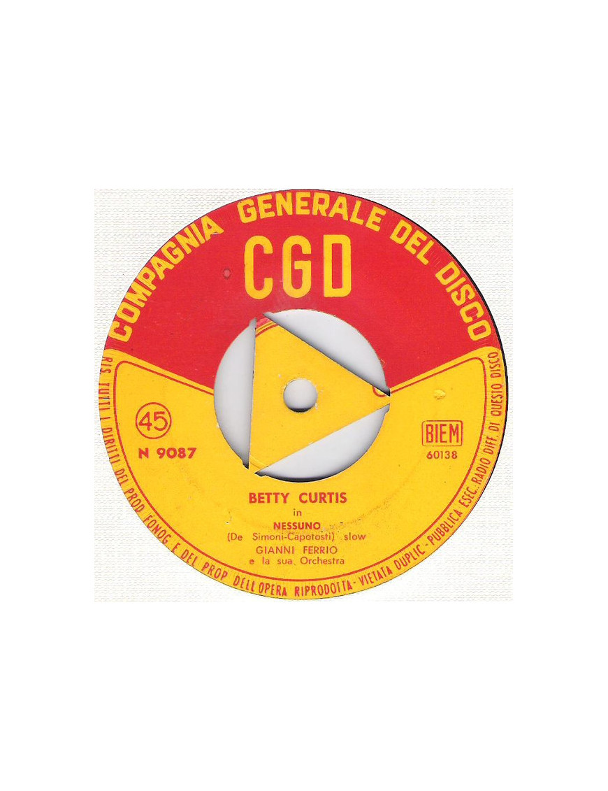 Keine [Betty Curtis] – Vinyl 7", 45 RPM [product.brand] 1 - Shop I'm Jukebox 