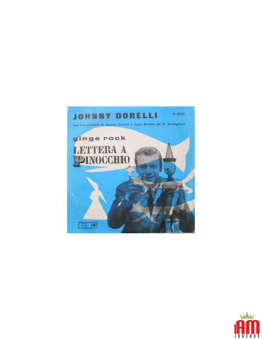 Letter A Pinocchio [Johnny Dorelli] - Vinyl 7", 45 RPM [product.brand] 1 - Shop I'm Jukebox 