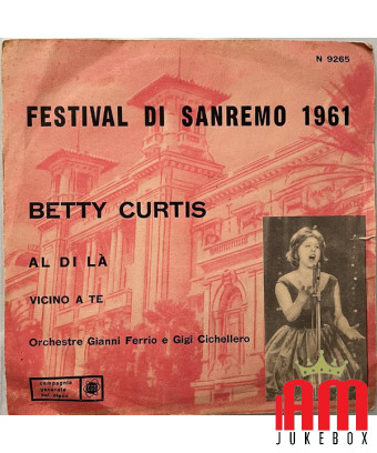 Al Di Là [Betty Curtis] - Vinyl 7", 45 RPM [product.brand] 1 - Shop I'm Jukebox 