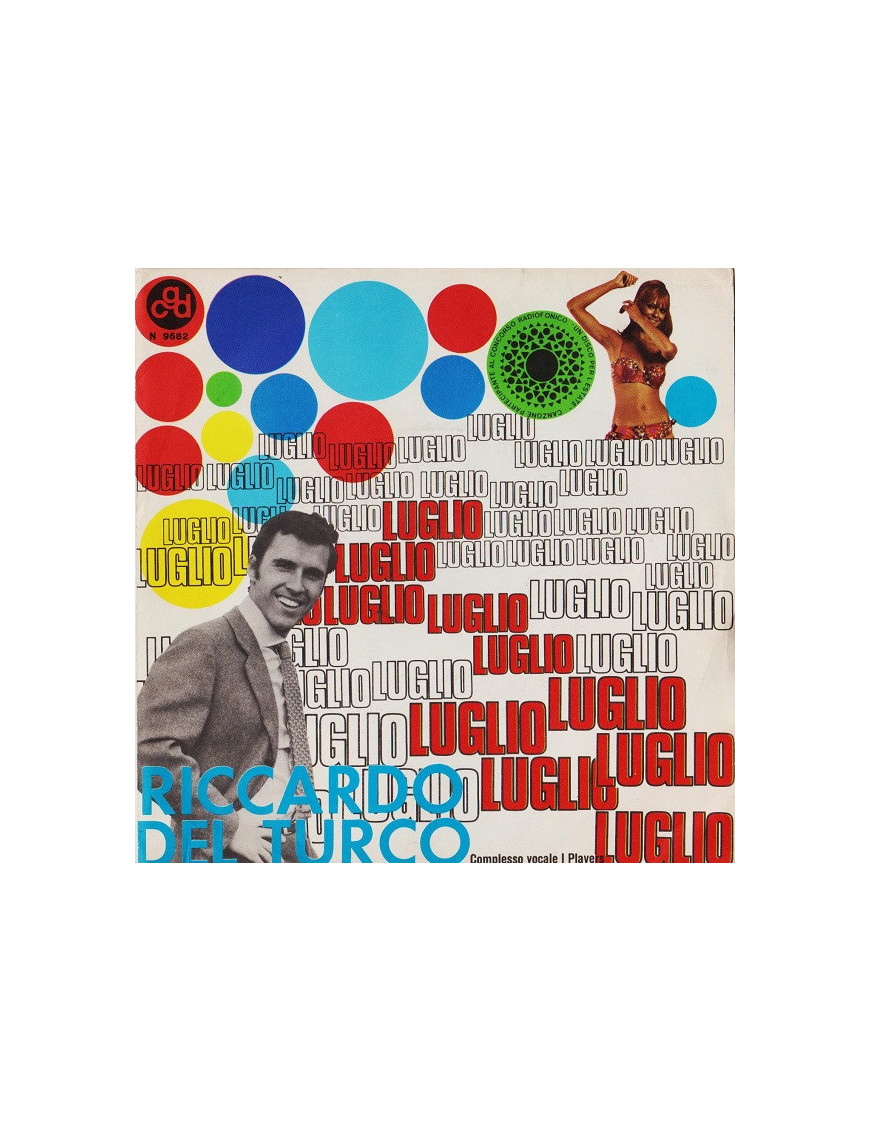 Luglio  [Riccardo Del Turco] - Vinyl 7", 45 RPM, Reissue