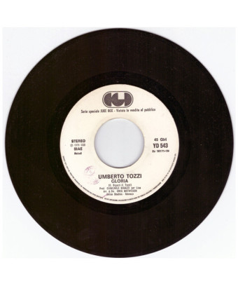 Gloria   Blu [Umberto Tozzi,...] - Vinyl 7", 45 RPM, Jukebox