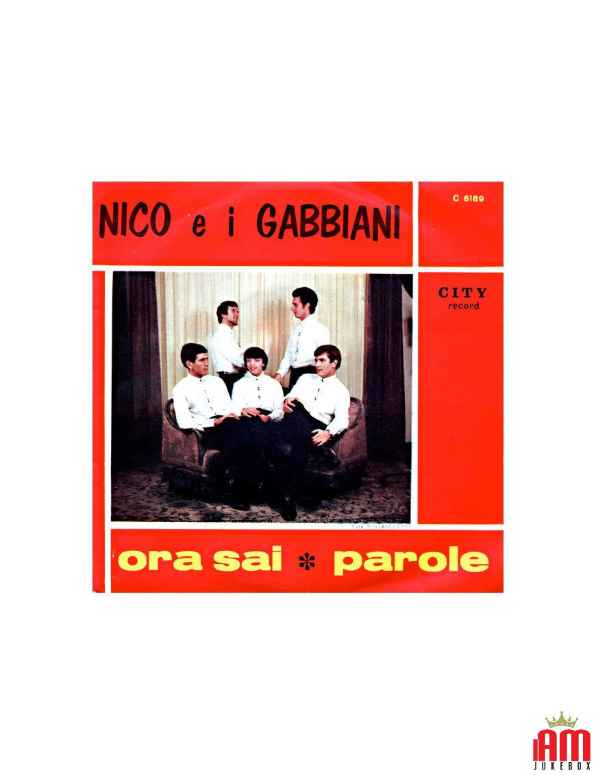 Ora Sai   Parole [Nico E I Gabbiani] - Vinyl 7", 45 RPM, Reissue