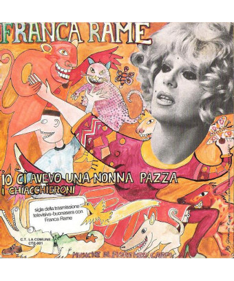 Io Ci Avevo Una Nonna Pazza I Chiacchieroni [Franca Rame] - Vinyl 7", 45 RPM [product.brand] 1 - Shop I'm Jukebox 