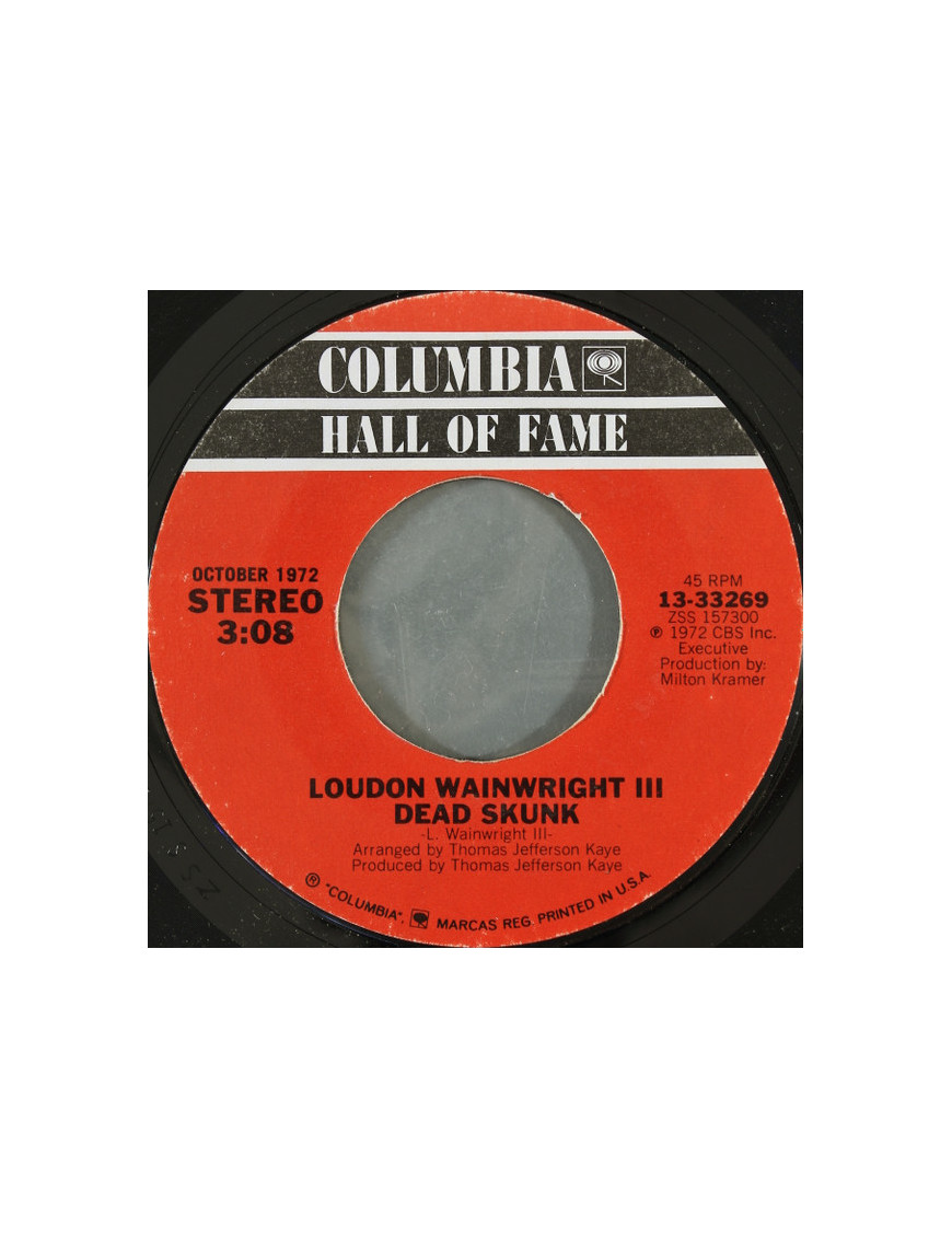 Dead Skunk [Loudon Wainwright III] – Vinyl 7", 45 RPM, Single, Styrol, Stereo [product.brand] 1 - Shop I'm Jukebox 