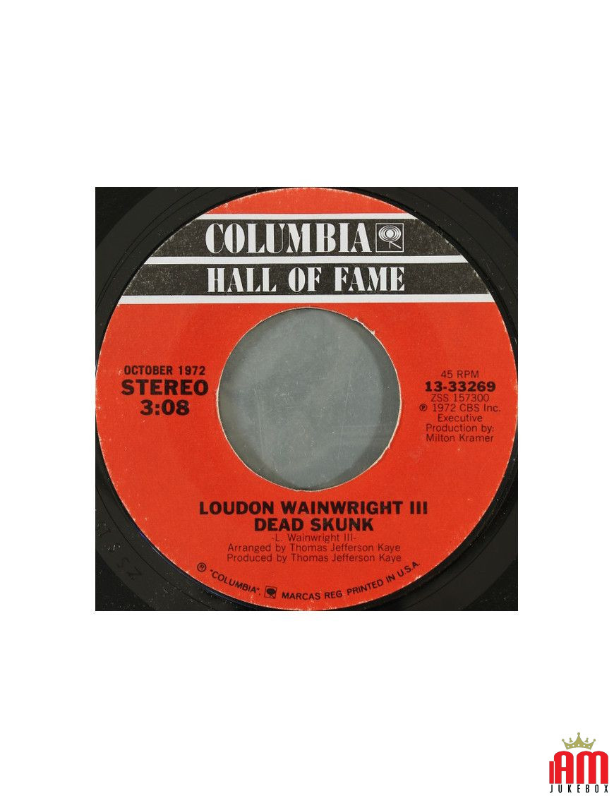 Dead Skunk [Loudon Wainwright III] – Vinyl 7", 45 RPM, Single, Styrol, Stereo [product.brand] 1 - Shop I'm Jukebox 