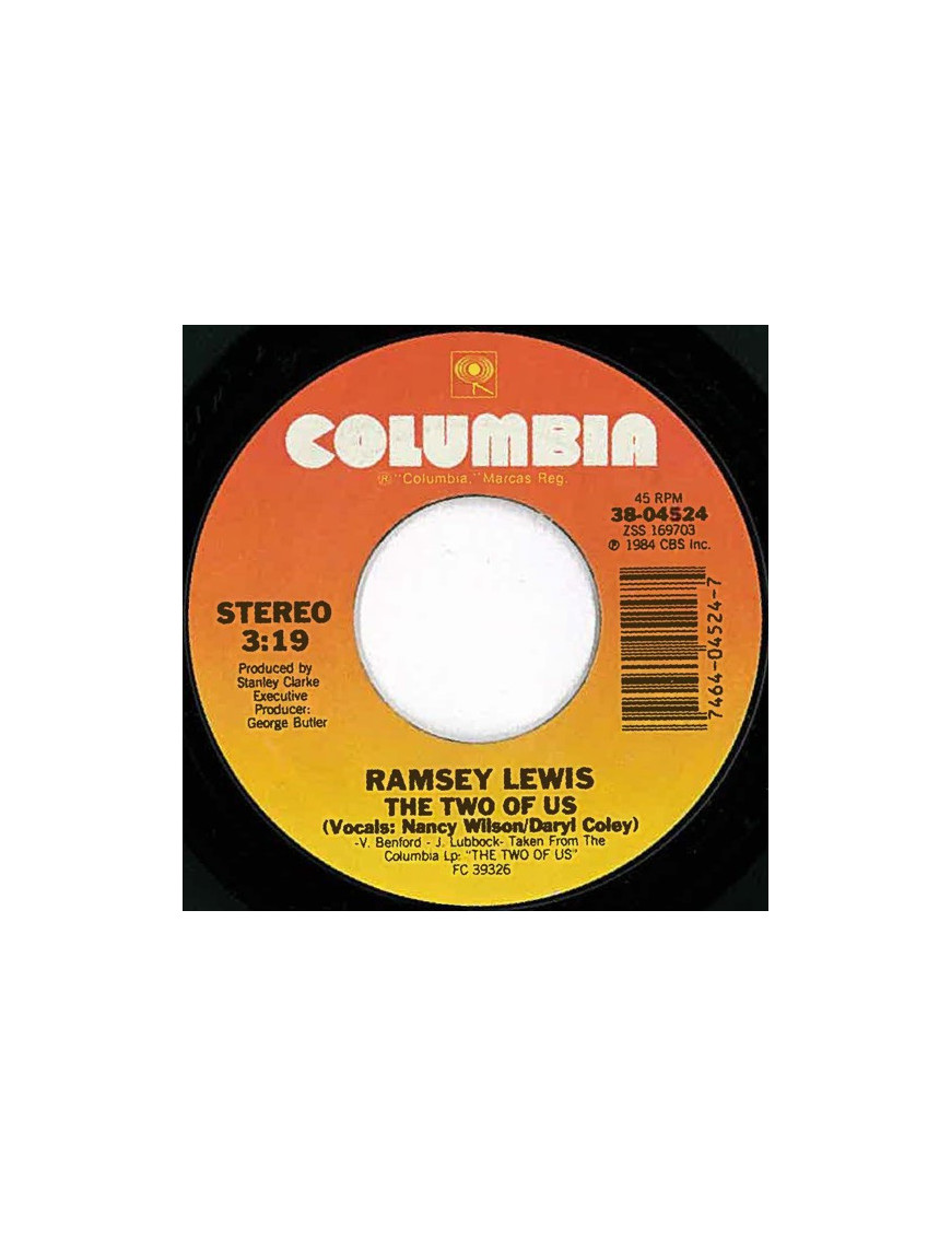 The Two Of Us [Ramsey Lewis] - Vinyl 7", Single, 45 RPM [product.brand] 1 - Shop I'm Jukebox 