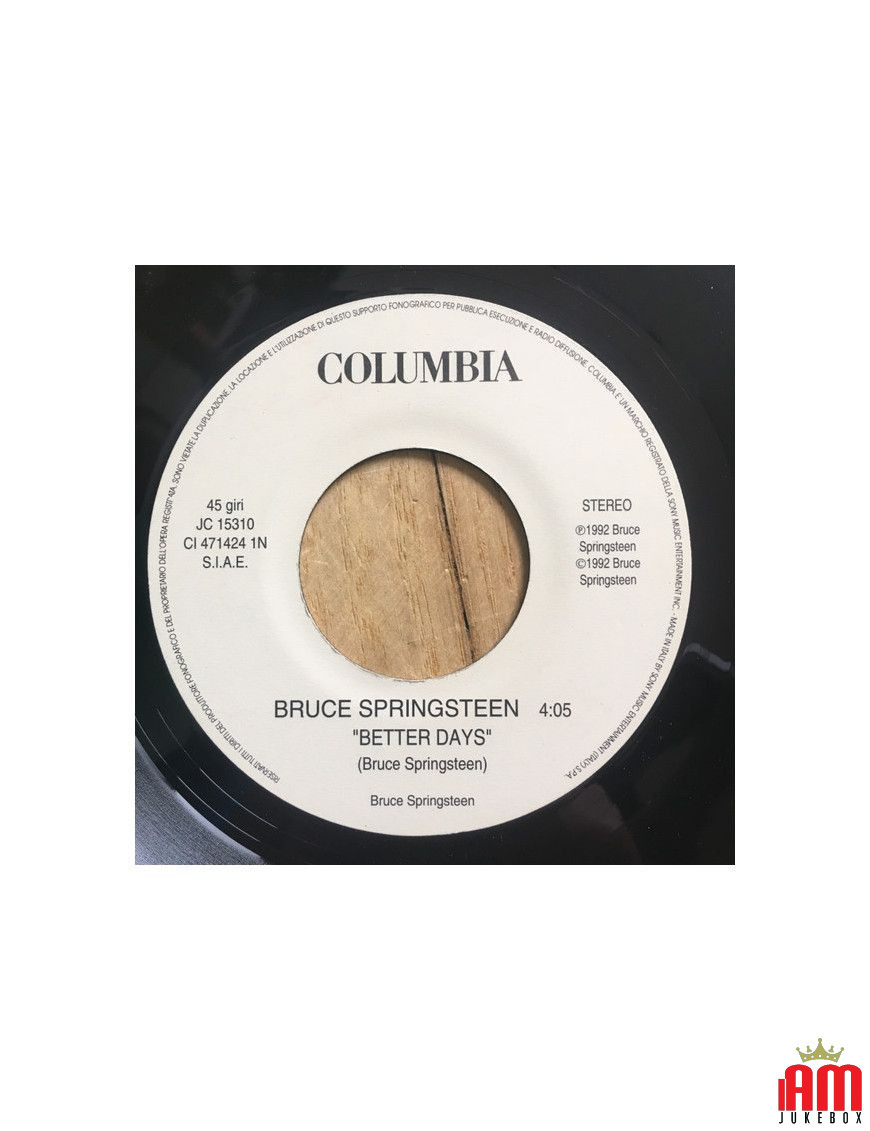 Human Touch Better Days [Bruce Springsteen] - Vinyl 7", 45 RPM, Jukebox [product.brand] 1 - Shop I'm Jukebox 