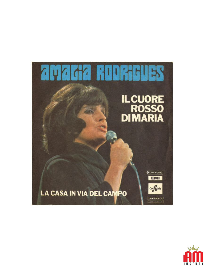 Il Cuore Rosso Di Maria [Amália Rodrigues] - Vinyl 7", 45 RPM [product.brand] 1 - Shop I'm Jukebox 