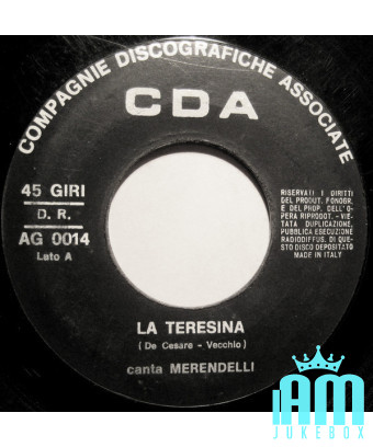 La Teresina Story of a Bride [Merendelli] - Vinyl 7", 45 RPM [product.brand] 1 - Shop I'm Jukebox 