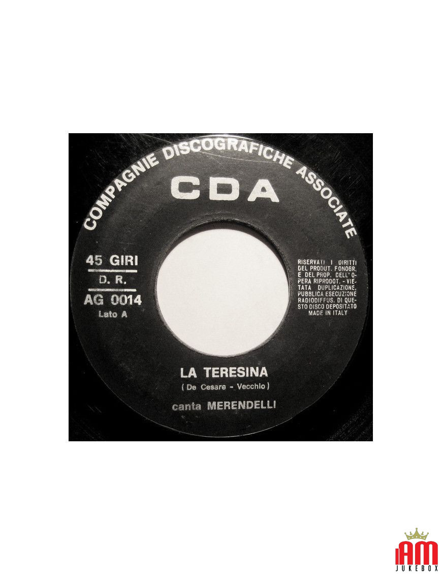 La Teresina Geschichte einer Braut [Merendelli] – Vinyl 7", 45 RPM [product.brand] 1 - Shop I'm Jukebox 