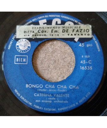 Bongo Cha-Cha-Cha [Caterina Valente] - Vinyle 7", 45 tours, Single [product.brand] 1 - Shop I'm Jukebox 