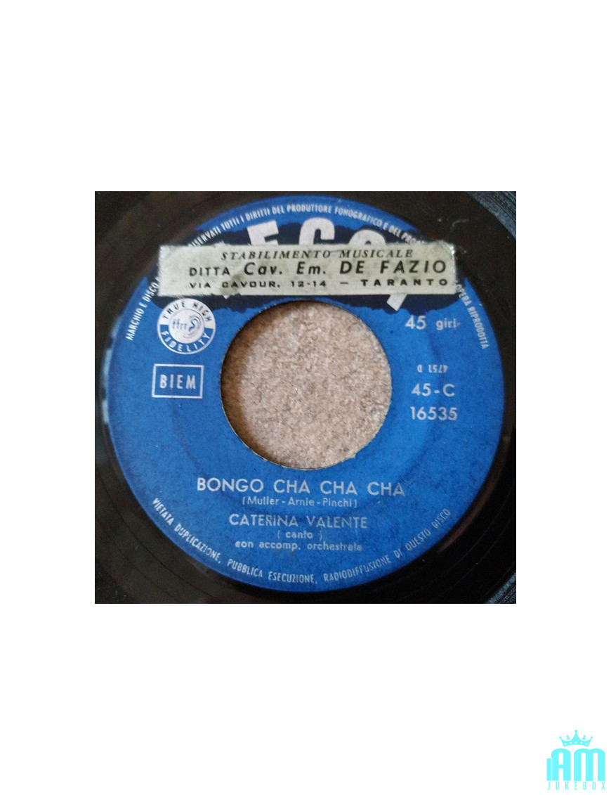 Bongo Cha-Cha-Cha [Caterina Valente] – Vinyl 7", 45 RPM, Single [product.brand] 1 - Shop I'm Jukebox 