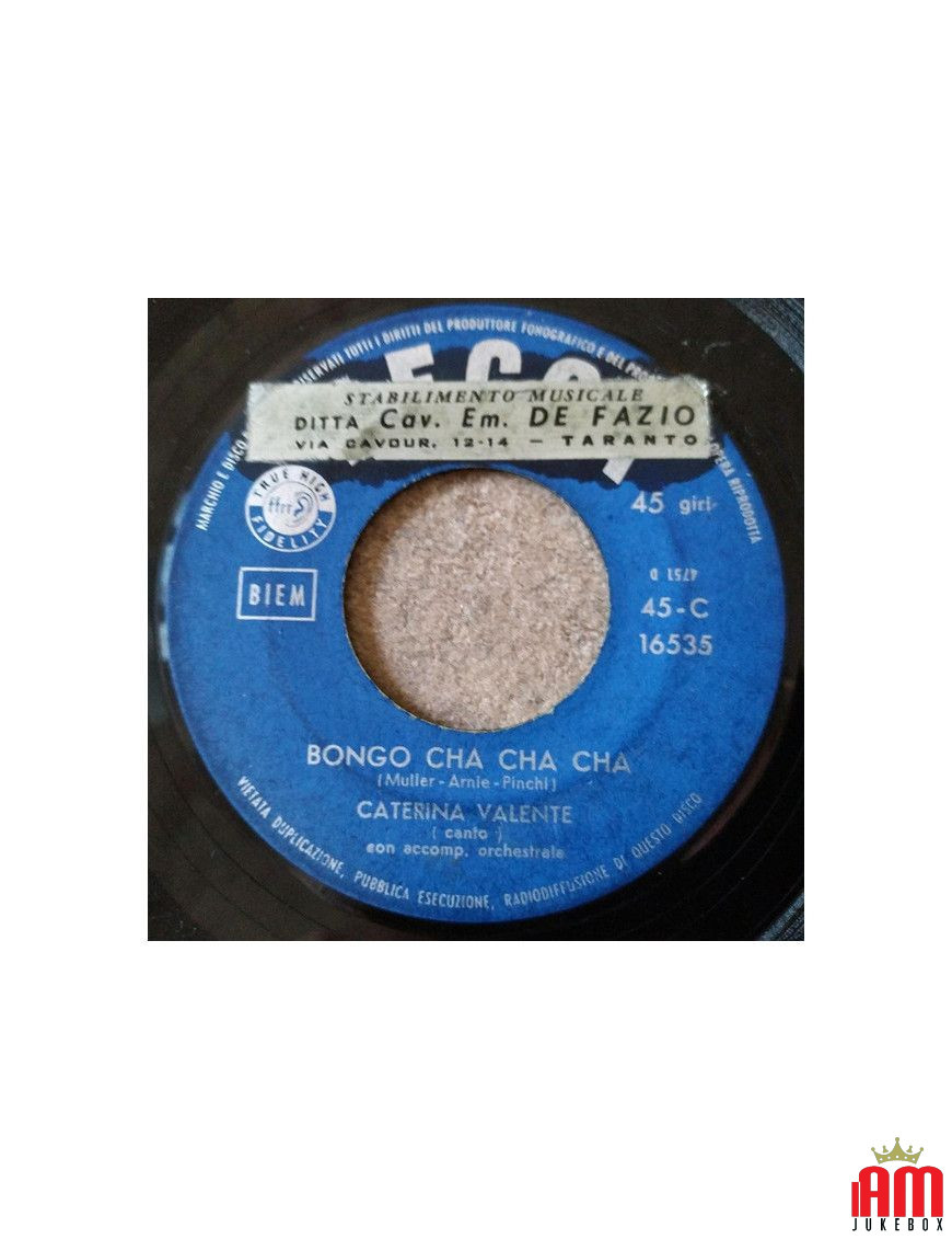 Bongo Cha-Cha-Cha [Caterina Valente] - Vinyle 7", 45 tours, Single [product.brand] 1 - Shop I'm Jukebox 