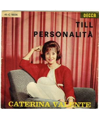 Till Personalità [Caterina Valente] - Vinyl 7", 45 RPM [product.brand] 1 - Shop I'm Jukebox 