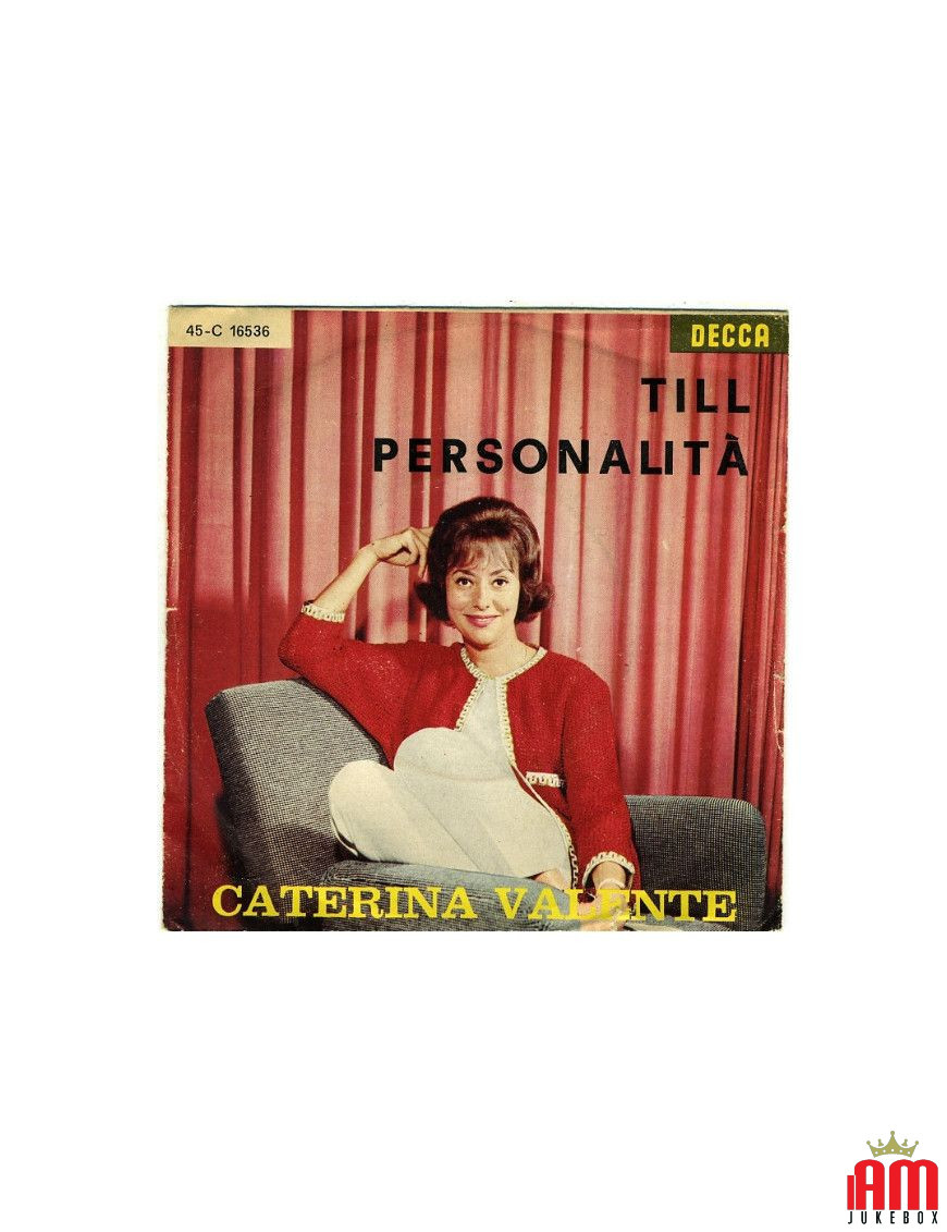 Till Personalità [Caterina Valente] - Vinyl 7", 45 RPM [product.brand] 1 - Shop I'm Jukebox 