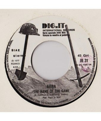 The Name Of The Game [ABBA] - Vinyl 7", 45 RPM, Jukebox, Stereo [product.brand] 1 - Shop I'm Jukebox 