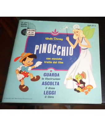 Walt Disney Presenta Pinocchio (Con Musiche Tratte Dal Film) [Unknown Artist] - Vinyl 7", 33 ? RPM