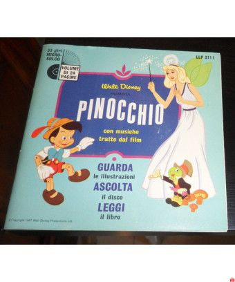 Walt Disney Presenta Pinocchio (Con Musiche Tratte Dal Film) [Unknown Artist] - Vinyl 7", 33 ? RPM [product.brand] 1 - Shop I'm 