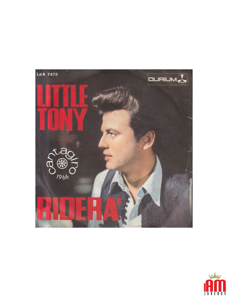 He'll Laugh [Little Tony] - Vinyl 7", 45 RPM [product.brand] 1 - Shop I'm Jukebox 