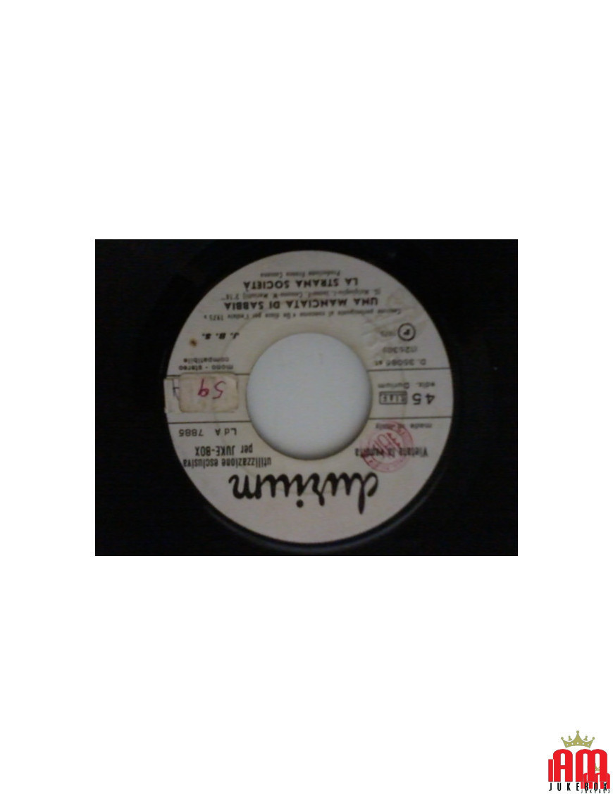 A Handful of Sand ... And If I Want You [La Strana Società,...] – Vinyl 7", 45 RPM, Jukebox [product.brand] 1 - Shop I'm Jukebox