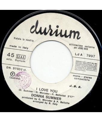 I Love You [Donna Summer] -...