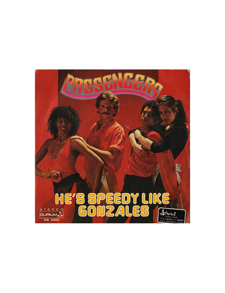He's Speedy Like Gonzales [Passengers (2)] – Vinyl 7", 45 RPM, Single [product.brand] 1 - Shop I'm Jukebox 