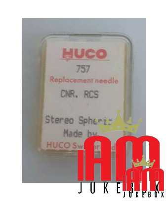 Vintage HUCO 757 CNR turntable needle. RCS Stereo Spheric. [product.brand] 1 - Shop I'm Jukebox 