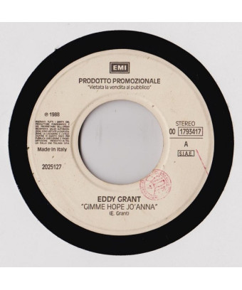 Gimme Hope Jo'Anna   Let Be Must The Queen [Eddy Grant,...] - Vinyl 7", 45 RPM, Promo