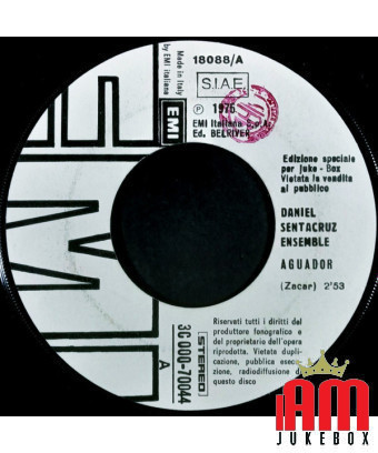 Aguador Candilejas 'Limelight' [Daniel Sentacruz Ensemble,...] - Vinyl 7", 45 RPM, Jukebox [product.brand] 1 - Shop I'm Jukebox 