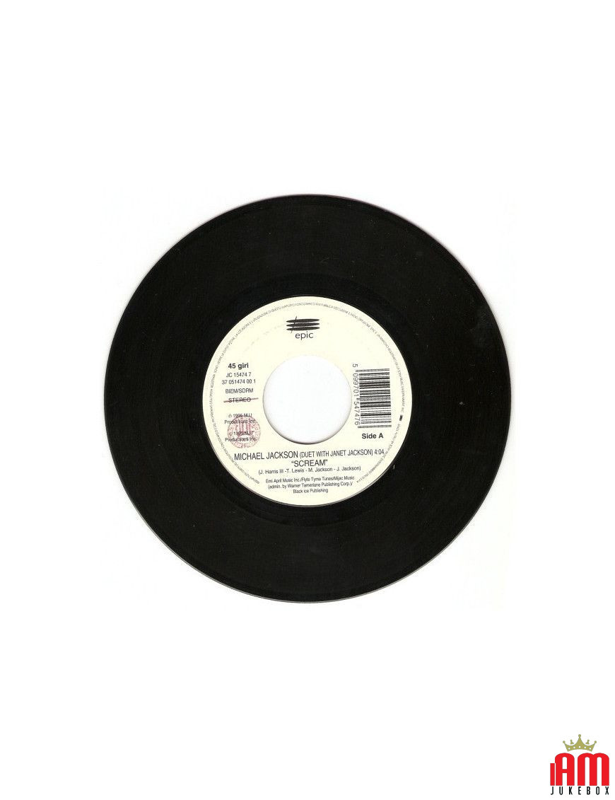 Scream Shy Guy [Michael Jackson,...] - Vinyle 7", 45 RPM, Jukebox [product.brand] 1 - Shop I'm Jukebox 