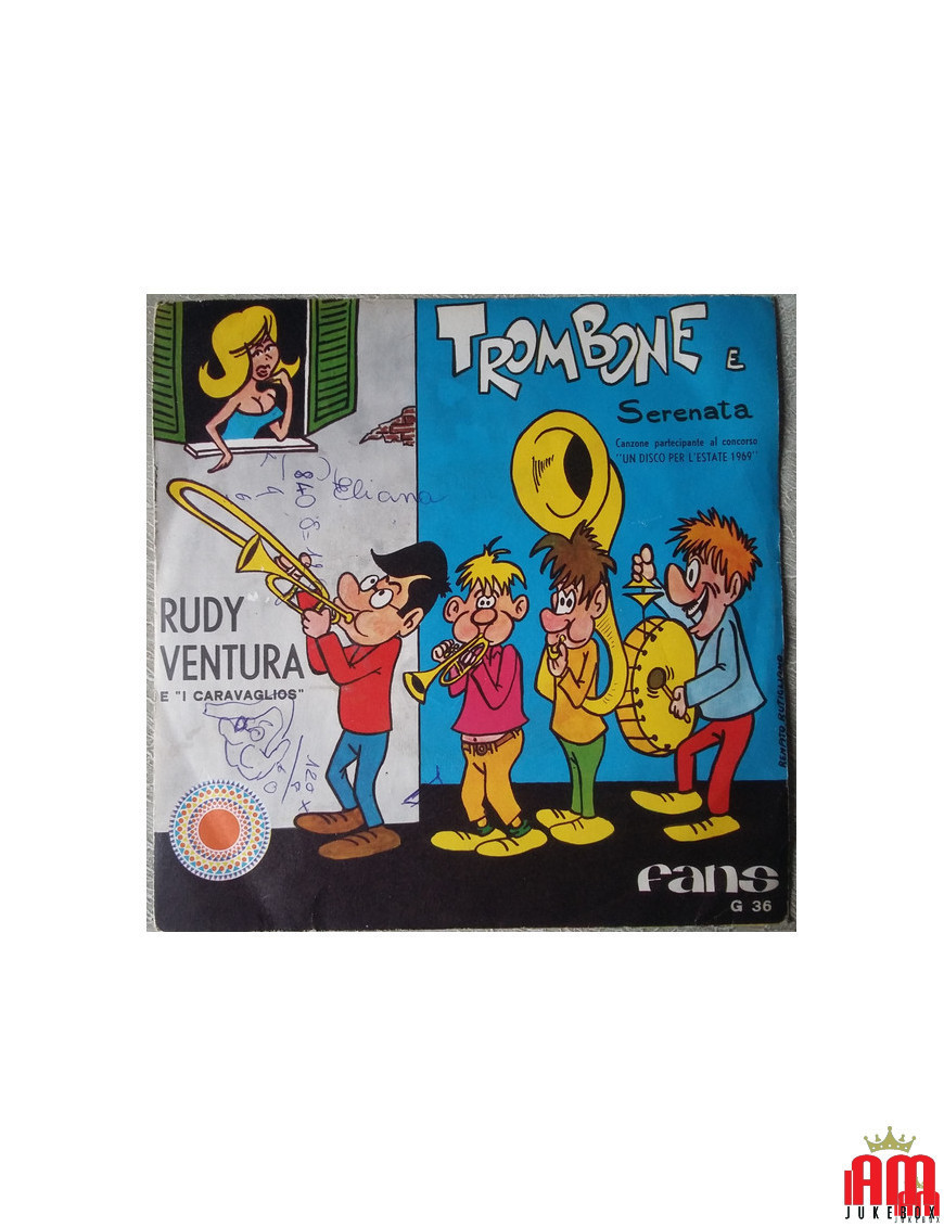 Trombone And Serenade [Rudy Ventura,...] - Vinyl 7", 45 RPM [product.brand] 1 - Shop I'm Jukebox 