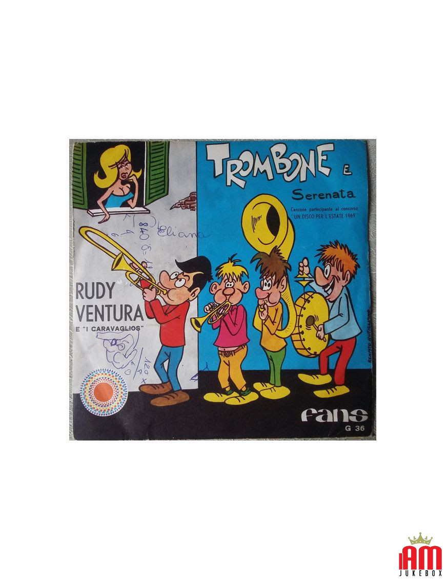 Trombone And Serenade [Rudy Ventura,...] - Vinyl 7", 45 RPM [product.brand] 1 - Shop I'm Jukebox 