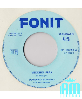 Vecchio Frak [Domenico Modugno] – Vinyl 7", 45 RPM, Neuauflage [product.brand] 1 - Shop I'm Jukebox 