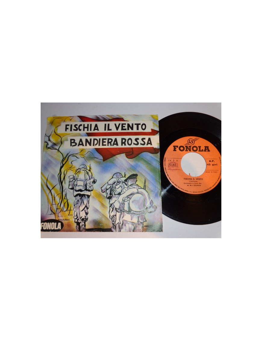 Le vent siffle le drapeau rouge [L. Sedran] - Vinyle 7", 45 tours, single