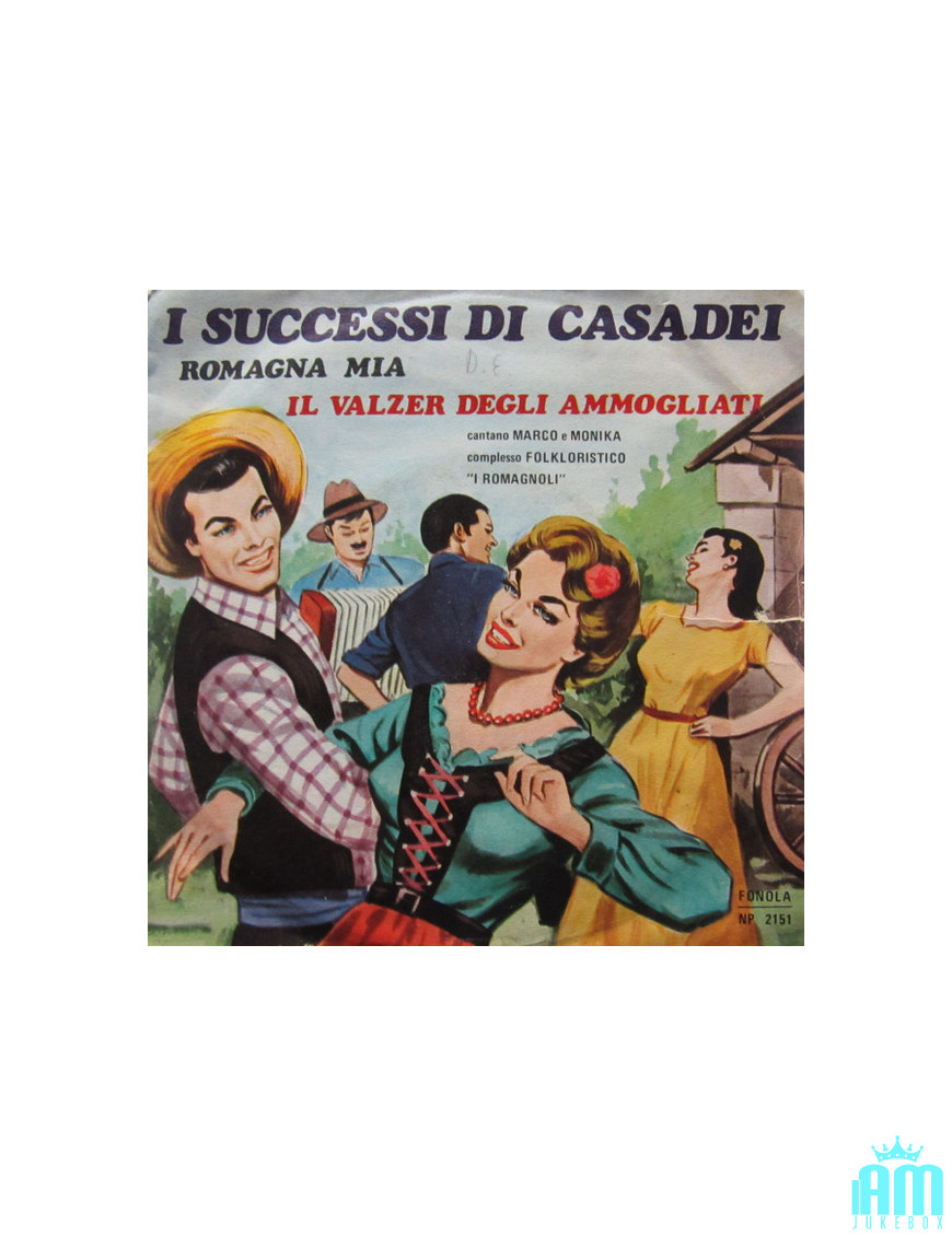Casadei's Successes [I Romagnoli] - Vinyl 7", 45 RPM [product.brand] 1 - Shop I'm Jukebox 