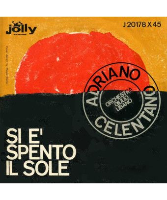 Le soleil s'est éteint [Adriano Celentano] - Vinyle 7", 45 tours [product.brand] 1 - Shop I'm Jukebox 