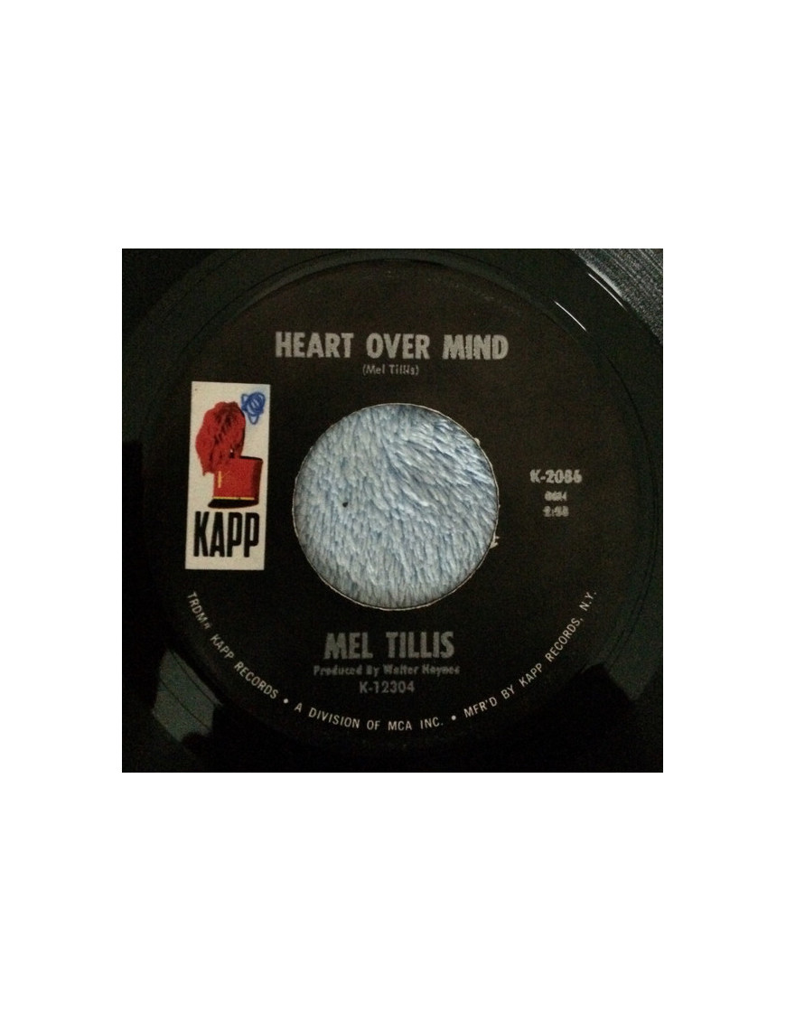Heart Over Mind [Mel Tillis] – Vinyl 7", Single [product.brand] 1 - Shop I'm Jukebox 