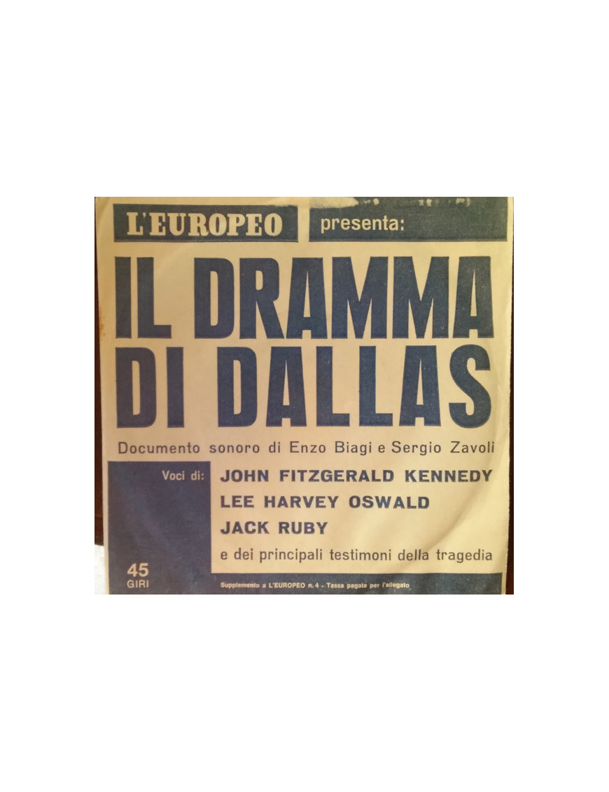 Das Drama von Dallas [Enzo Biagi,...] – Vinyl 7", 45 RPM [product.brand] 1 - Shop I'm Jukebox 