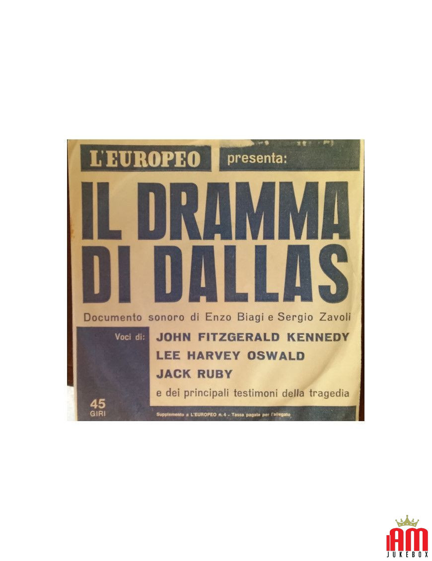 Das Drama von Dallas [Enzo Biagi,...] – Vinyl 7", 45 RPM [product.brand] 1 - Shop I'm Jukebox 