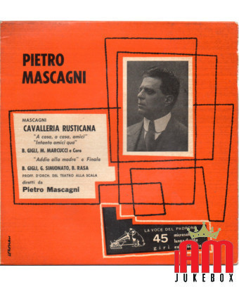 Cavalleria Rusticana [Pietro Mascagni] - Vinyl 7", 45 RPM, EP, Mono [product.brand] 1 - Shop I'm Jukebox 