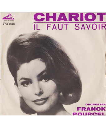 Chariot Il Faut Savoir [Franck Pourcel Et Son Grand Orchestre] – Vinyl 7", 45 RPM